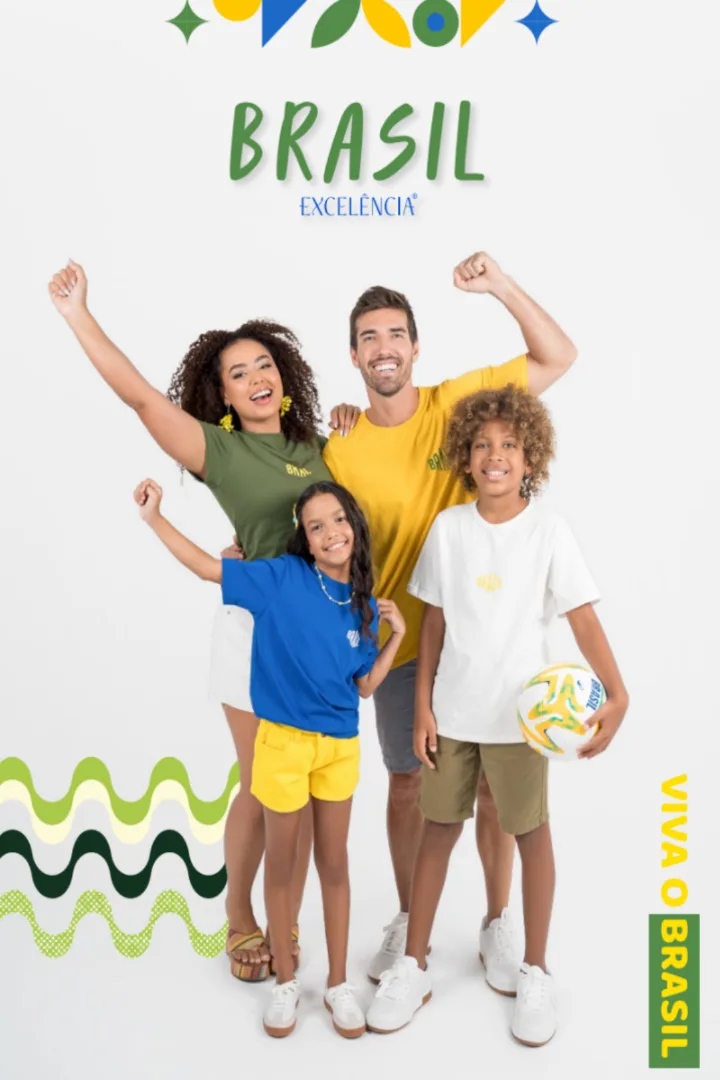 Capa do catálogo Brasil Excelência - Copa 2026