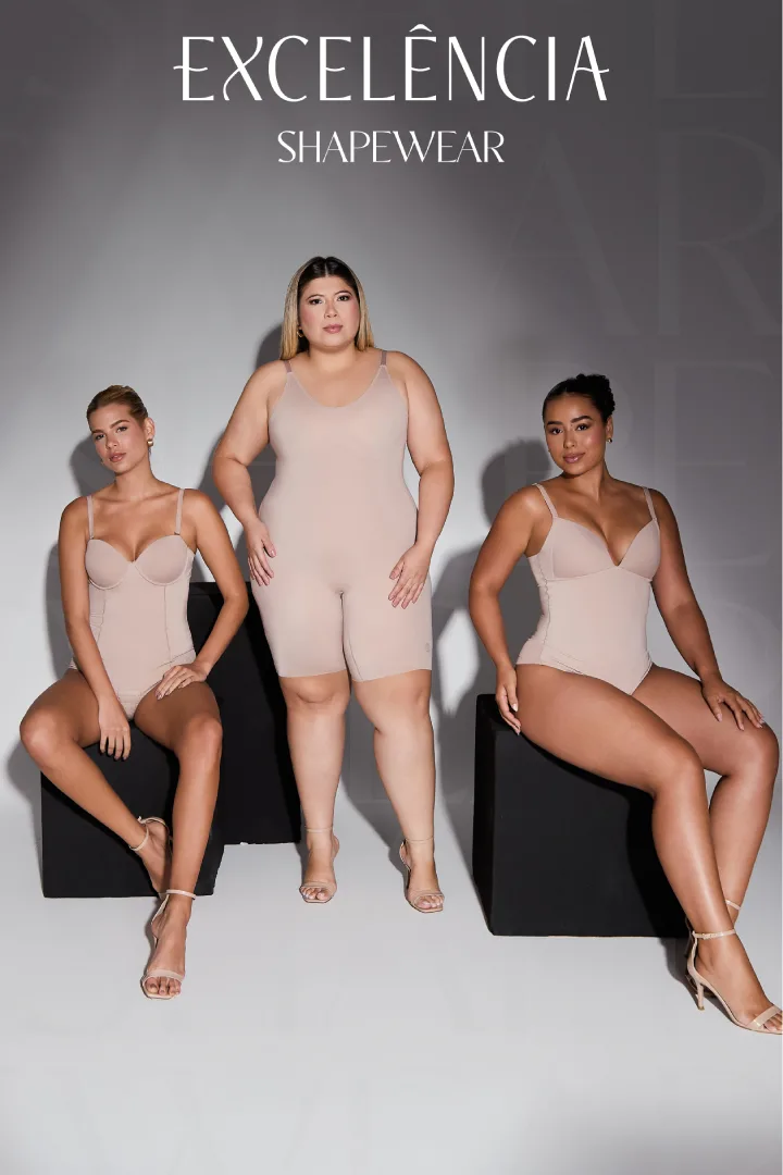 Capa do catálogo Base - Excelência Shapewear